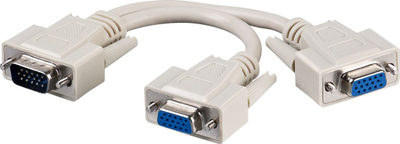Kabllo ndarëse VGA MicroConnect MONG2H, 1 në 2, pasive