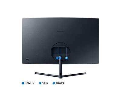 Monitor i lakuar Samsung UR59C U32R590CWP, 32", 4K, gri e errët