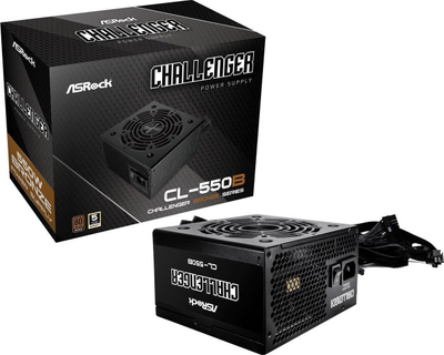 Furnizues energjie ASRock Challenger CL-550B, 550W, 80 Plus Bronze, i zi