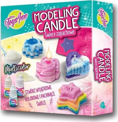 Set kreativ për qirinj ToysInn Modeling Candle, erë karamel, me ngjyra të ndryshme