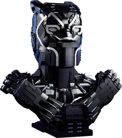 Set LEGO Marvel 76215 Black Panther Bust, 2961 pjesë, për të rritur, i zi