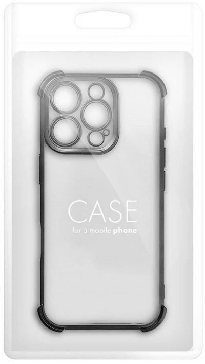 Mbulesë telefoni OEM ANTISHOCK Electro për iPhone 17 Air 17 Pro, TPU, e zezë