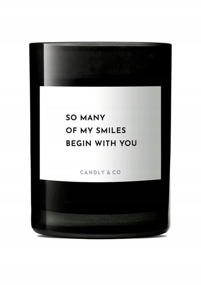 Qiri aromatik Candly & Co No. 6 So Many Of My Smiles Begin With You, 250 g, kavanoz i zi