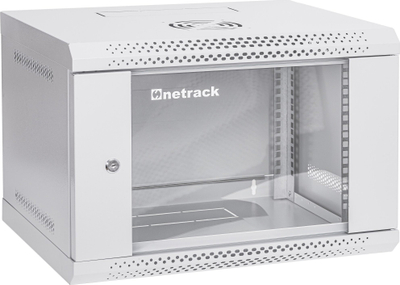 Kabinet muri për server Netrack ECO-Line 19" 6U, thellësi 400mm, 20kg, gri