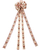 Kokardë dekorative për bredh Slowmoose Nutcracker, 130x33 cm, shumëngjyrëshe