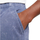 Shorta fitness Nike Dri-FIT Washed Fleece për meshkuj, pambuk poliestër, xhepa anësorë, blu e zbehur