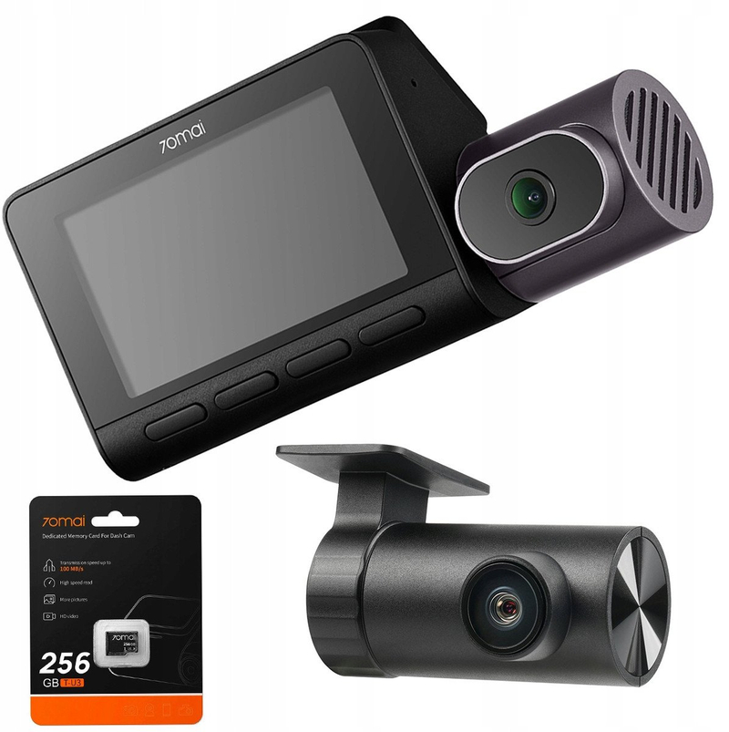Kamerë sigurie për veturë 70mai Dash Cam T800, 4K, 3 kanale, e zezë