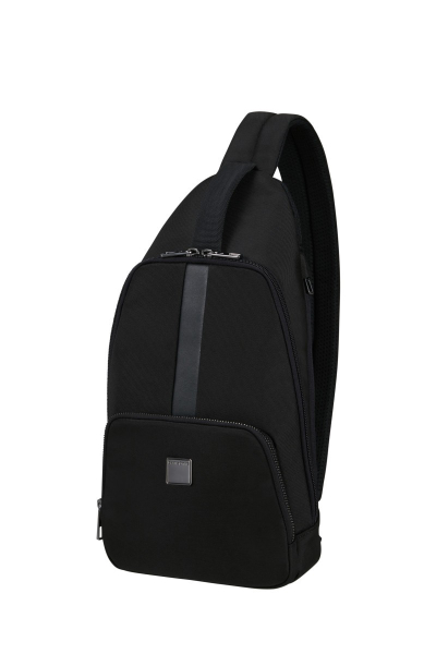 Çantë Crossbody Samsonite Sacksquare Ngjyrë E Zezë