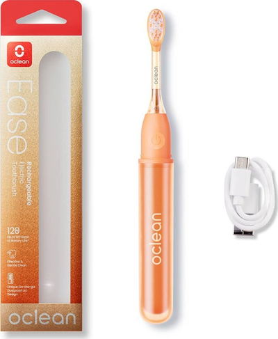 Furçë dhëmbësh elektrike Oclean Ease, me bateri të rimbushshme, portokalli