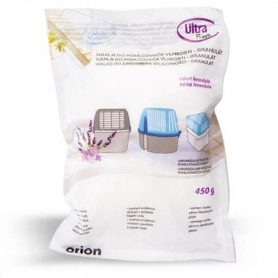 Rimbushje thithësi lagështie Orion Ultra Fresh, granula, livando, 450 g