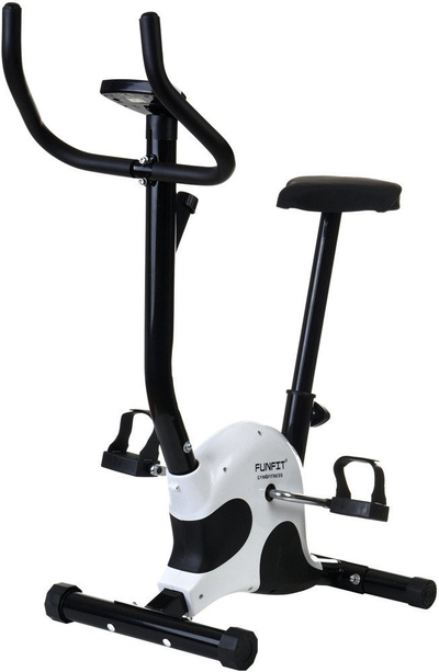 Biçikletë stërvitore Funfit Mechanical, mekanike, deri 120kg, e zezë
