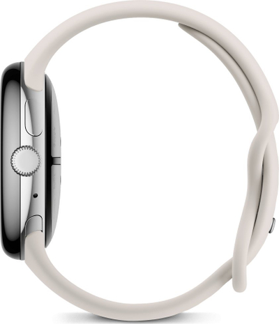 Smartwatch Google Pixel Watch 3, 4G LTE, 45 mm, argjend me rrip Porcelain