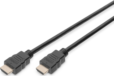 Kabllo HDMI Digitus High Speed me Ethernet, 4K 60Hz, HDR, e zezë