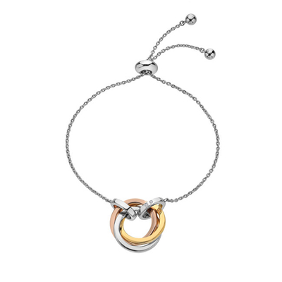 Byzylyk për femra Hot Diamonds Trio DL707, i argjendtë/ i artë