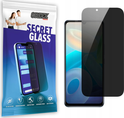 Xham mbrojtës privatësie Grizz SecretGlass për Vivo Y71T, 9H, i zi