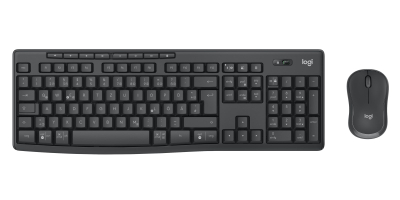 Set tastierë dhe mi Logitech MK370 Combo for Business, wireless, me Logi Bolt, i zi