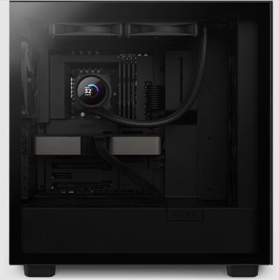 Ftohës uji për CPU NZXT Kraken 280 RL-KN280-B1, 280mm, ekran LCD 1.54", i zi