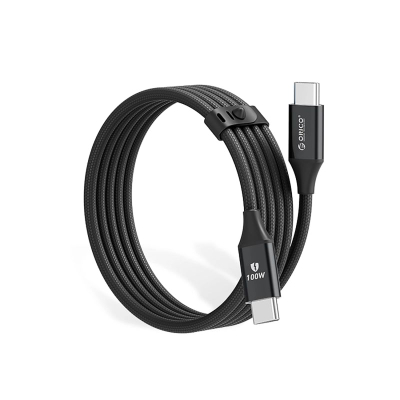 Kabllo USB C Orico CDX, 100W 5A PD, 1m, e zezë