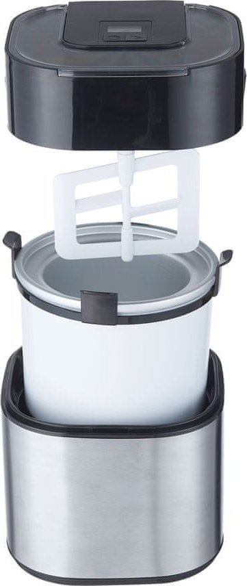 Makineri akulloreje Guzzanti GZ 158, enë 1.5L, ekran LCD, inox argjendtë
