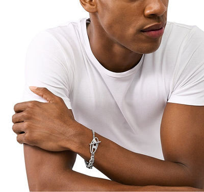 Byzylyk dore Diesel, unisex, i argjendtë