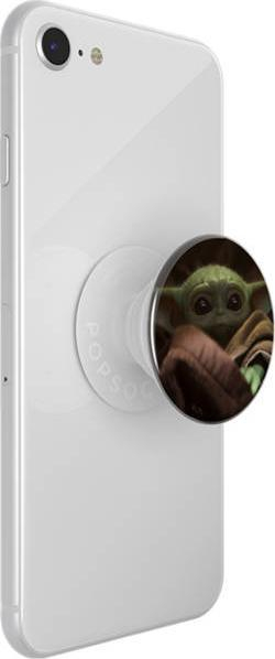 Mbajtëse telefoni PopSockets PopGrip Mandalorian The Child, me ngjitës që e lëviz ku të duash, shumëngjyrëshe