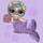 Set pikturimi Ideyka LOL Surprise Mermaid, pikturim me numra, për kalamaj, shumëngjyrësh