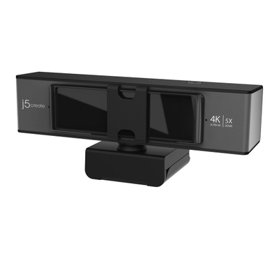 Веб камера J5Create JVCU435, 4K Ултра HD, 5x зум, црна