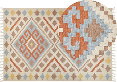 Tapet Beliani ATAN, 200x300 cm, pambuk kilim, shumëngjyrësh