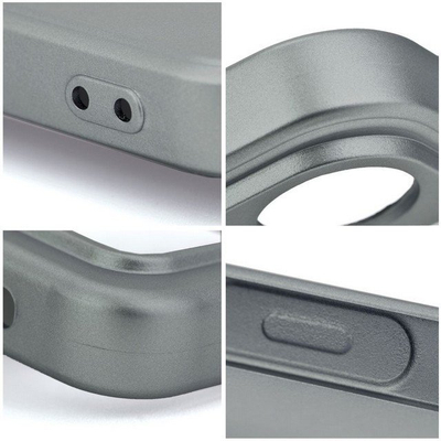 Futrollë telefoni OEM Metallic, për iPhone 17, TPU, gri