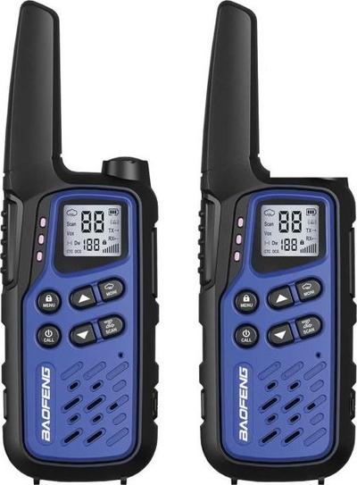 Радио врска Baofeng BF-T25E, сет 2 парчиња, PMR, темно сина
