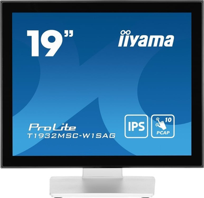 Monitor me prekje Iiyama ProLite T1932MSC W1SAG, 19", IPS, Anti Glare, i bardhë