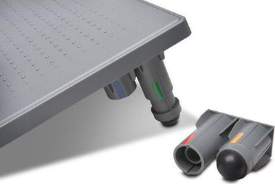 Mbeshtetese këmbësh Kensington SmartFit SoleMate, ergonomike, lartësi e rregullueshme, gri