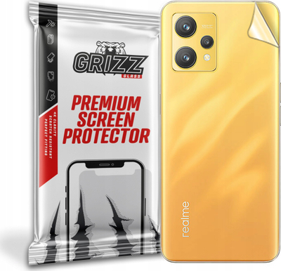 Folie mbrojtëse mrapa GrizzGlass për Realme 9 4G, transparente