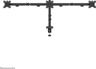 Krah monitori Neomounts DS60-600BL3, për 3 monitorë 10-27", rregullim i plotë, i zi