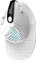 Maus wireless vertikal Delux M618XSD, BT 2.4G, 4000 DPI, i bardhë