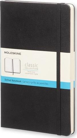 Fletore Moleskine Classic, 13x21 cm, faqe me pika, e zezë
