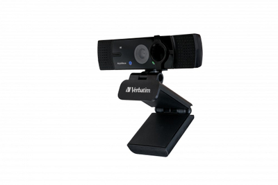 Webcam Verbatim AWC-03, 4K Ultra HD, USB 2.0, e zezë