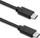 Kabllo USB Qoltec USB 3.1 Type C në Type C, 2m, e zezë