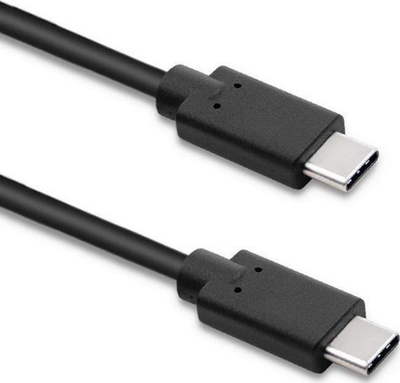 Kabllo USB Qoltec USB 3.1 Type C në Type C, 2m, e zezë
