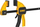 Shtrëngues automatik Dewalt L 150mm, forcë 135kg, i verdhë