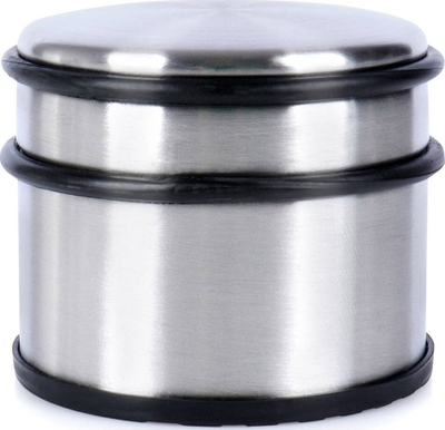 Mbajtëse dere Excellent Houseware, metal, 9.5 x 8 cm, argjendtë
