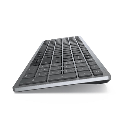 Tastierë dhe maus DELL KM7120W, RF Wireless + Bluetooth, QWERTY, e hirtë/titanium