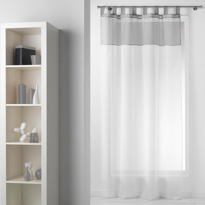 Perde Douceur D'Interieur Duo, 140 x 240 cm, të bardha / hirta