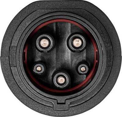 Adapter karikimi për veturë elektrike Akyga AK-SC-E08, Type 2 në Type 1, i zi