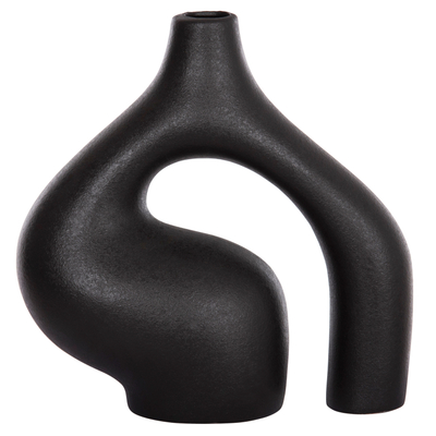Dekor tavoline qeramike Isil 29,5x11x29Hcm (HM4597.02), zezë