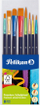 Сет четки за сликање Pelikan 701181, 8 парчиња, со синтетички влакна