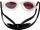 Syze noti Arena 365 Goggles Mirror, lente të pasqyruara, rrip i dyfishtë, të bardha blu e zeza