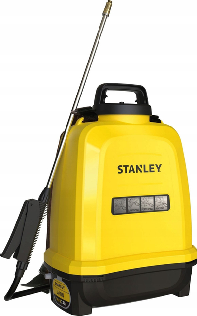 Pompë spërkatëse me bateri Stanley, 12L, Li-Ion, e verdhë