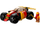 Set LEGO Ninjago Kai’s Ninja Race Car EVO 71780, makinë garash ndërtuese, 6 vjeç+, e kuqe
