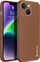 Futrollë telefoni Dux Ducis Yolo për iPhone 14 Plus, lëkurë ekologjike, mbështet karikim me valë, kafe